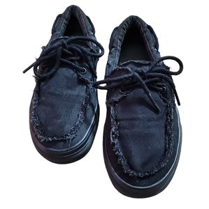 Vans Off The Wall Canvas Classic Shoes Men's Size 8 Black TB4R